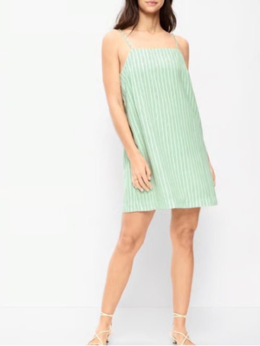 OLD NAVY GREEN SHIFT MINI DRESS- size XS NWOT